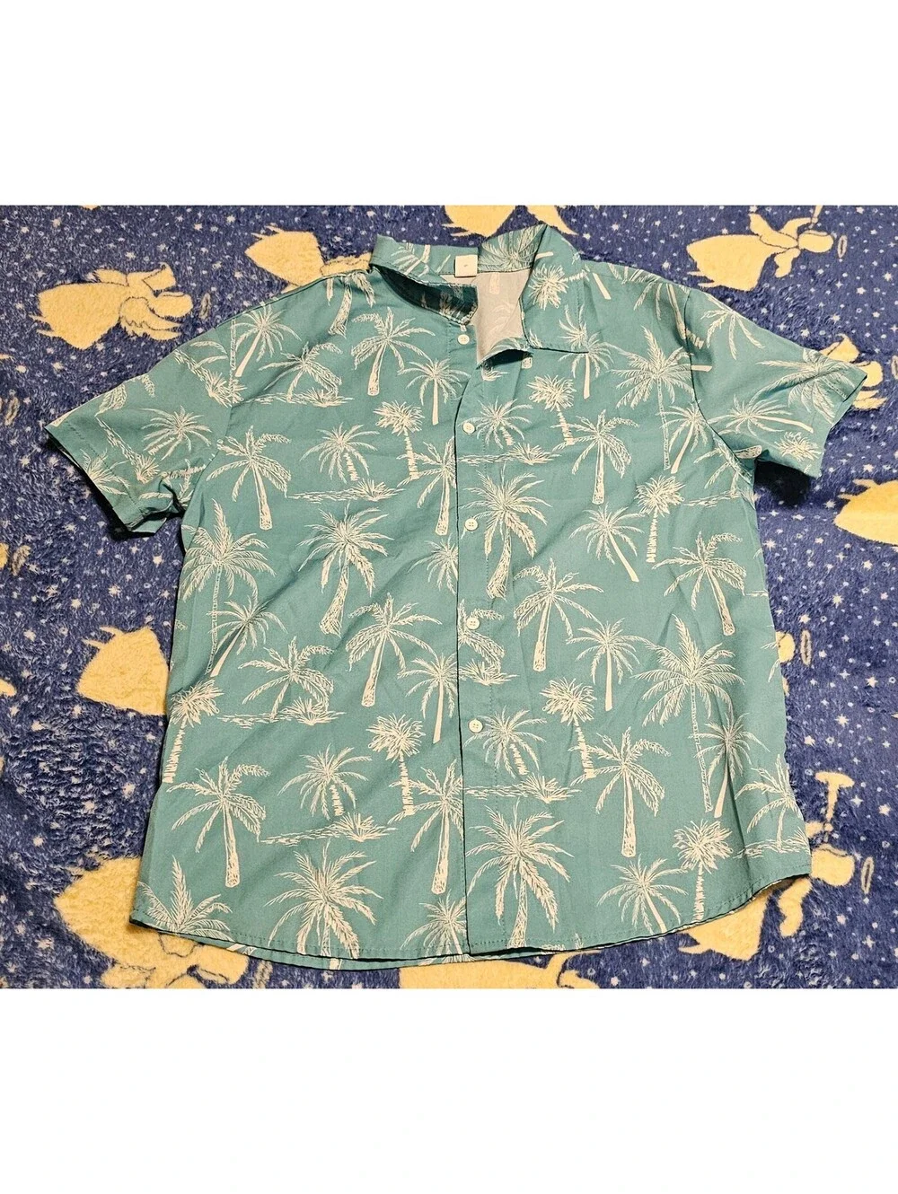 Boys xl 14 palm tree shirt euc